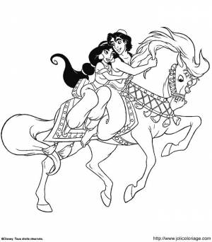 Jasmine et Aladdin de Disney