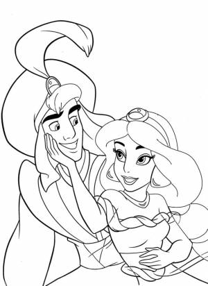 Раскраски Жасмин