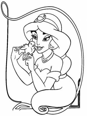 Раскраски Аладдин   в формате
