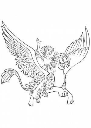 Раскраски Елена из Авалора