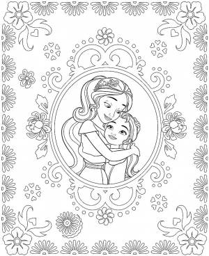 Раскраска Елена Из Авалора