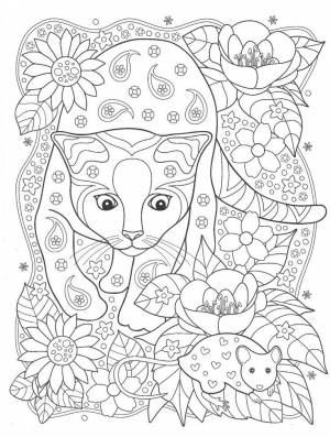 Раскраска антистресс для девочек 9 лет