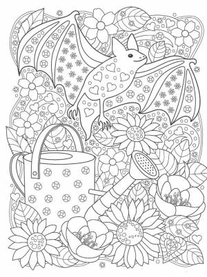 Раскраска антистресс для девочек 9 лет