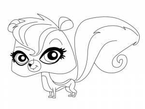 Умные разукрашки литл пет шоп для малышей