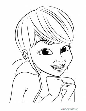 Маринетт Дюпен-Чен» раскраска для детей