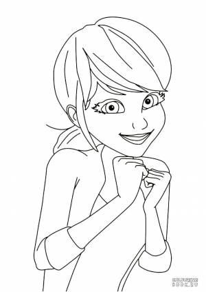 Раскраски из мультфильма Леди Баг и Супер-Кот