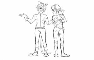 Раскраски Леди Баг Miraculous