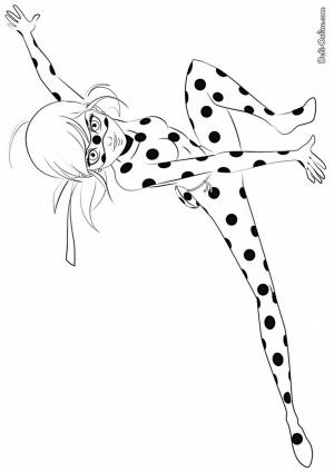 Раскраска Маринетт Дюпэн-Чэн