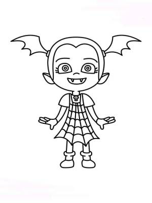 Раскраски Вампирина