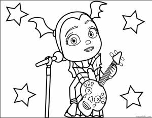 Раскраски Вампирина