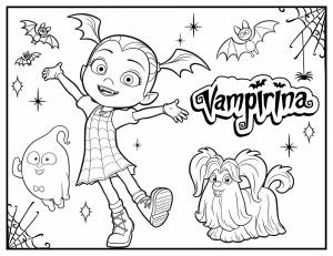 Раскраски Вампирина