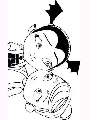 Раскраски Вампирина