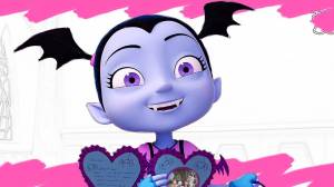 Раскрашиваем Вампирина Ви Диснеевские Герои Волшебная Раскраска под музыку