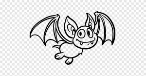 Летучая мышь Раскраска Хэллоуин Рисование вампира, летучая мышь, белый, ребенок png