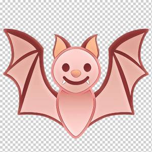 Логотип Apple, Мультфильм, Летучая мышь-вампир, Дракула, Рисование, Emoji, Apple Color Emoji, Розовый png