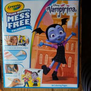 Crayola Disney Vampirina Color Wonder Mess Free 18 Раскраски, *Новые* Запечатанные*, цена 1 790 руб