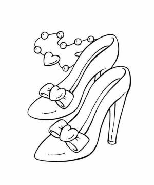 Раскраска туфли