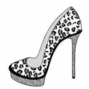 Раскраска туфли
