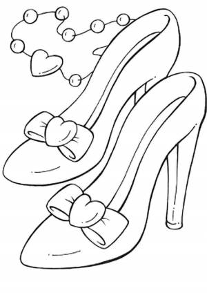 Раскраски, Туфли лодочки