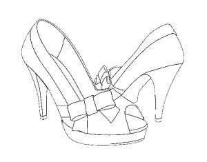 Раскраски Туфли