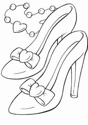 Раскраски Туфли