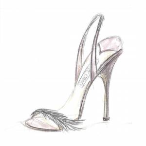 Туфли карандашом