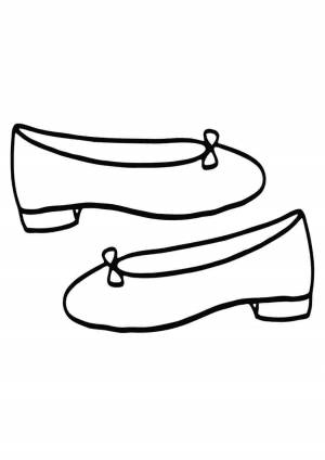 Раскраски, туфли