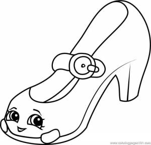 Раскраски Туфли для детей