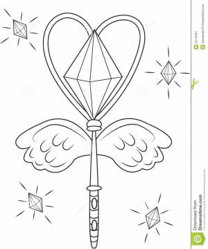 Раскраски Палочка волшебная