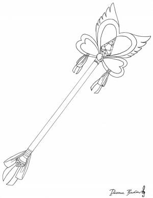 Волшебная палочка раскраска для детей