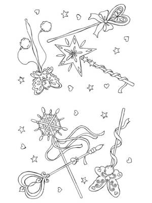 Как нарисовать волшебную палочку