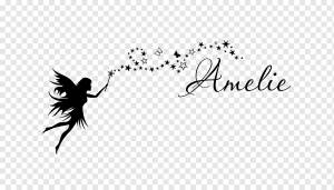 Волшебная палочка Наклейка на стену Имя Детская, Фея, любовь, белый, лист png
