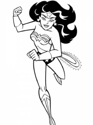 Картинка Чудо женщина  для девочек