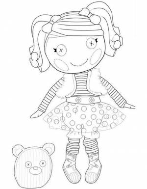 Раскраски Лалалупси  и  онлайн