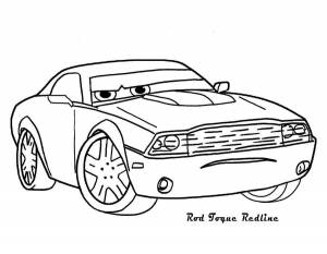 Раскраски Тачки 2