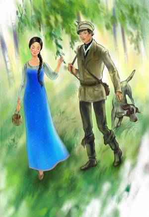 Иллюстрация Барышня-крестьянка