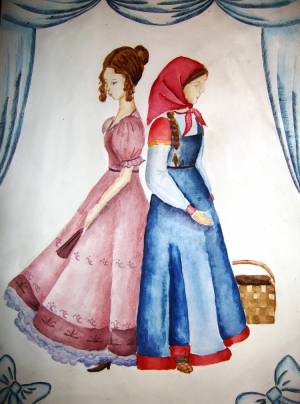 Иллюстрации к барышне крестьянке Пушкина