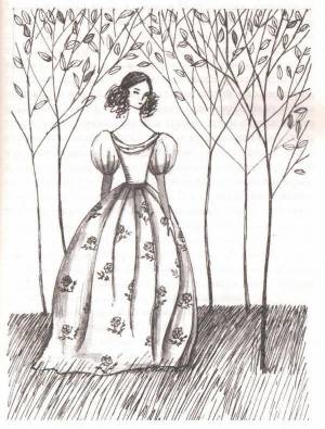 Лиза из барышни крестьянки рисунок раскраска