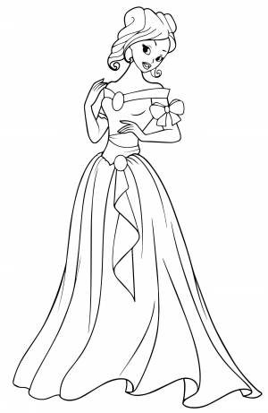 Девушка в платье