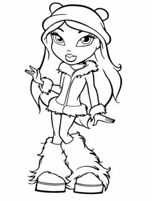 Раскраска Братц 21