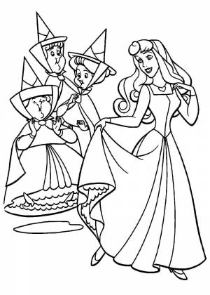 Раскраски по сказкам Шарля Перро