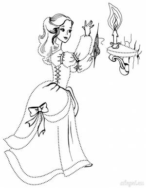 Раскраски Принцессы для девочек