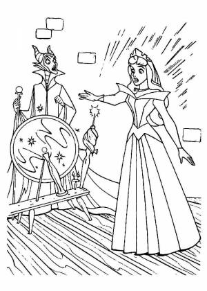 Спящая красавица рисунок для детей