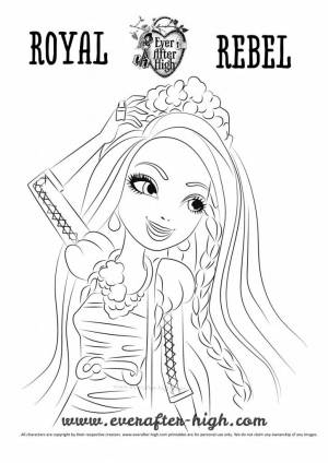 Holly O'Hair Coloring Page