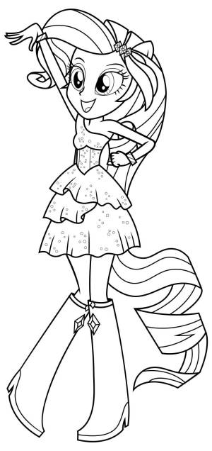 Раскраски Equestria girls