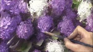 Как написать сирень за 3 часа