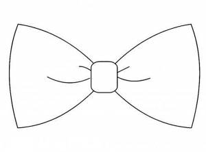 Раскраска Бантик