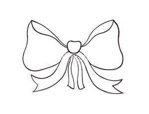 Раскраска Бантик