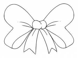 Раскраска Бантик