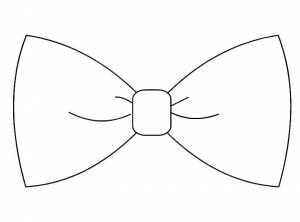 Раскраски Раскраска Бантик бантики
